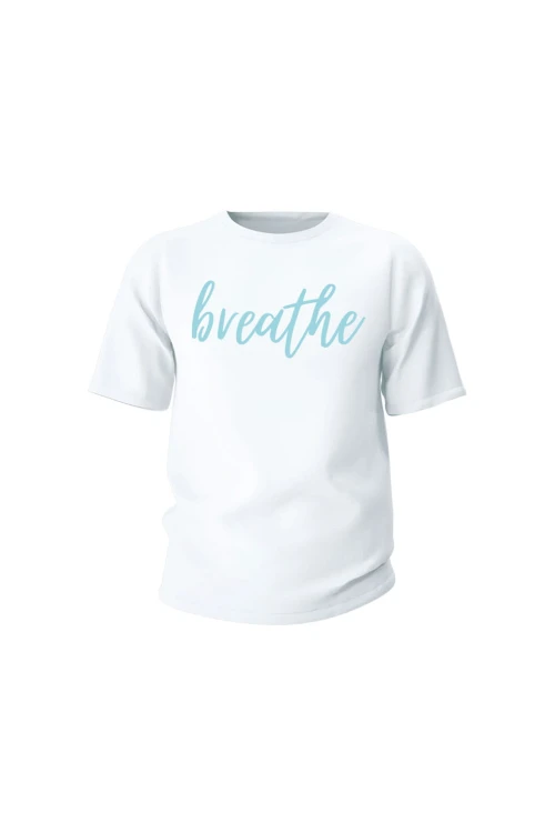 Koszulka dziecięca Breathe - biała