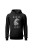 Bluza damska z kapturem Horse Love - czarna
