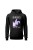 Bluza damska z kapturem Horses Are My Life - czarna