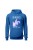 Bluza damska z kapturem Horses Are My Life - niebieska