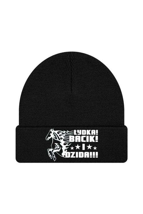 Czapka zimowa Łydka bacik i dzida - czarna