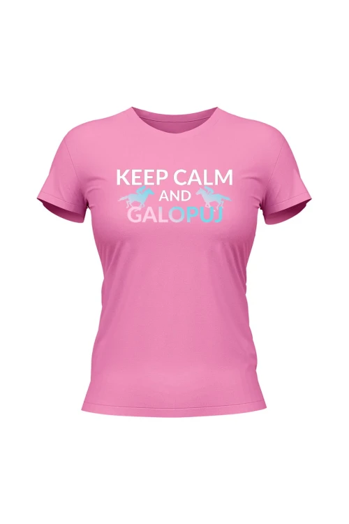 Koszulka damska Keep Calm - różowa