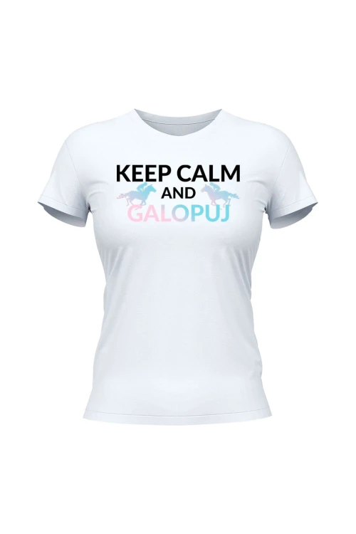 Koszulka damska Keep Calm - biała