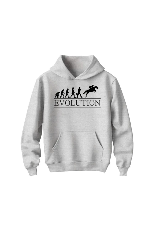 Bluza dziecięca z kapturem Evolution - szara