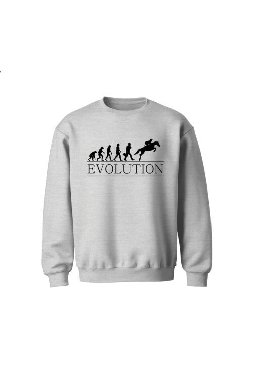 Bluza dziecięca bez kaptura Evolution - szara