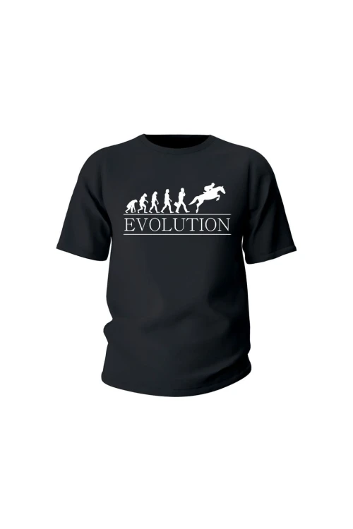 Koszulka dziecięca Evolution - czarna