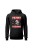 Bluza męska z kapturem Merry Fishmas - czarna