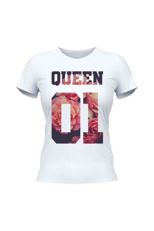 Koszulka damska Queen 01 - biała