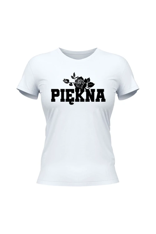 Koszulka damska Piękna - biała