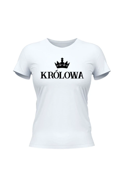 Koszulka damska Królowa - biała