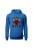 Bluza męska z kapturem Kawał byka - niebieska