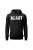 Bluza męska z kapturem Beast - czarna