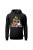 Bluza męska z kapturem Meowy Christmas - czarna