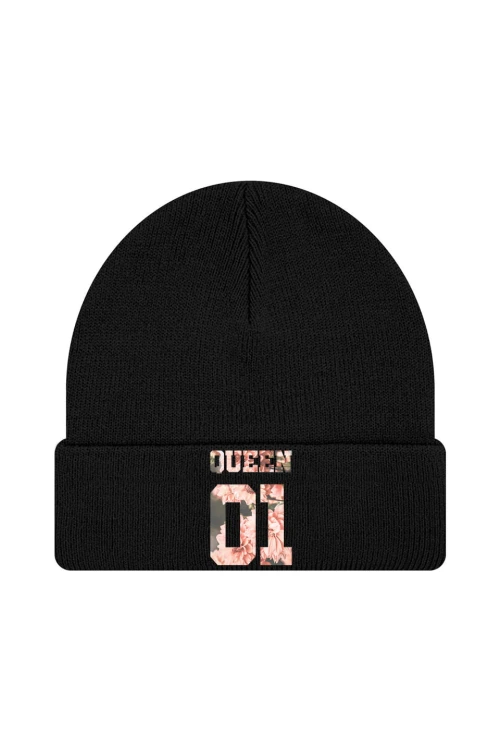 Czapka zimowa Queen 01 - czarna