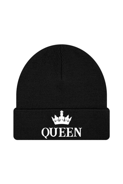 Czapka zimowa Queen - czarna
