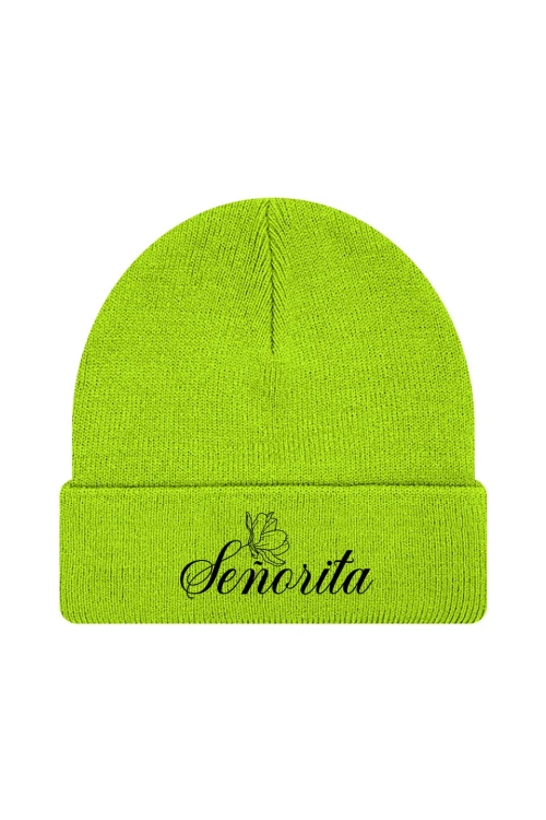 Czapka zimowa Senorita - limonka