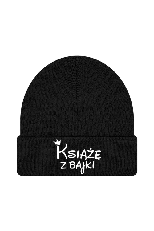 Czapka zimowa Książę z bajki - czarna