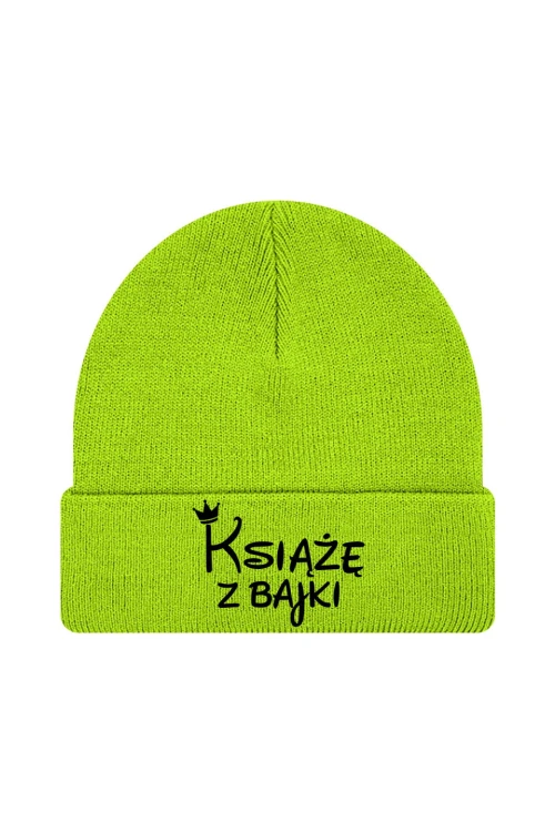 Czapka zimowa Książę z bajki - limonka
