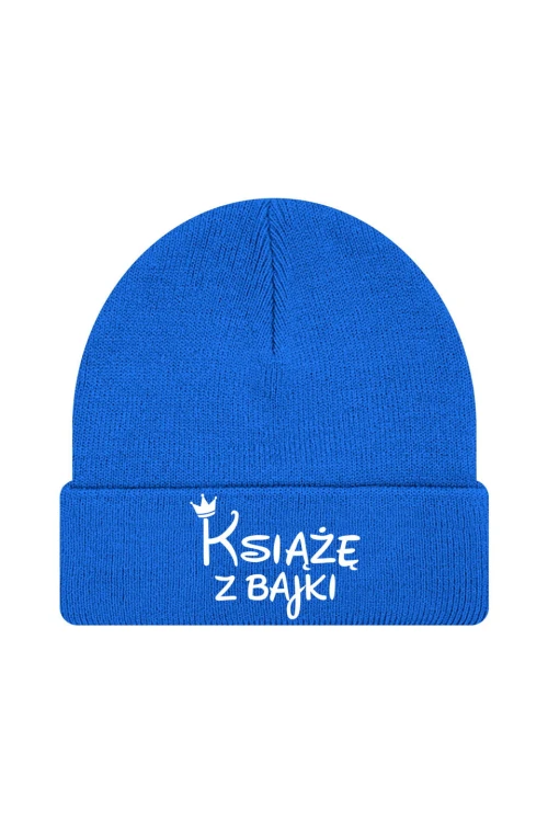 Czapka zimowa Książę z bajki - niebieska
