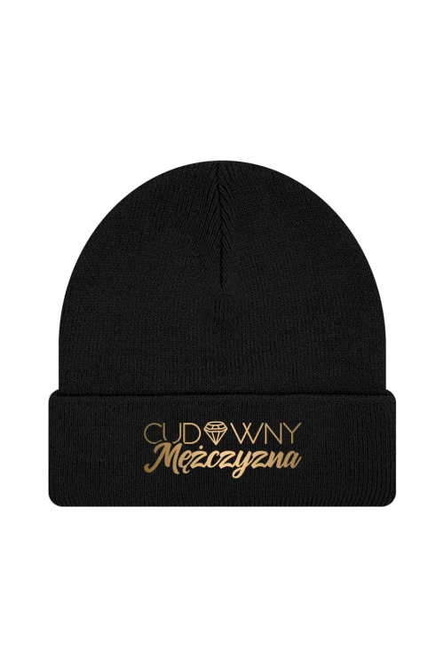 Czapka zimowa Cudowny mężczyzna - czarna