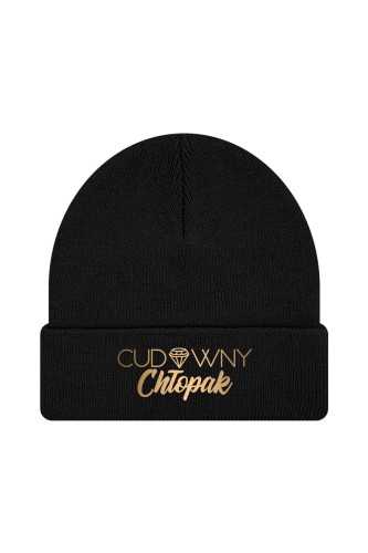 Czapka zimowa Cudowny chłopak - czarna