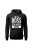 Bluza męska z kapturem Im the boss im never wrong - czarna