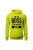 Bluza męska z kapturem Im the boss im never wrong - limonka