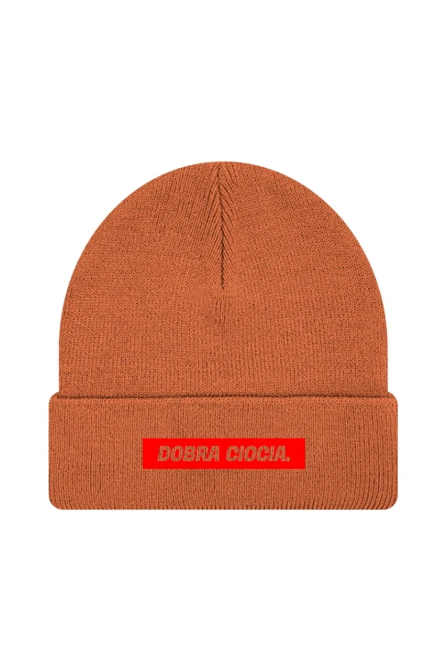 Czapka zimowa Dobra ciocia - pomarańczowa