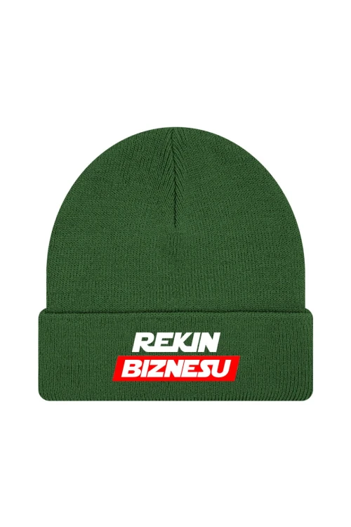 Czapka zimowa Rekin biznesu - ciemnozielona