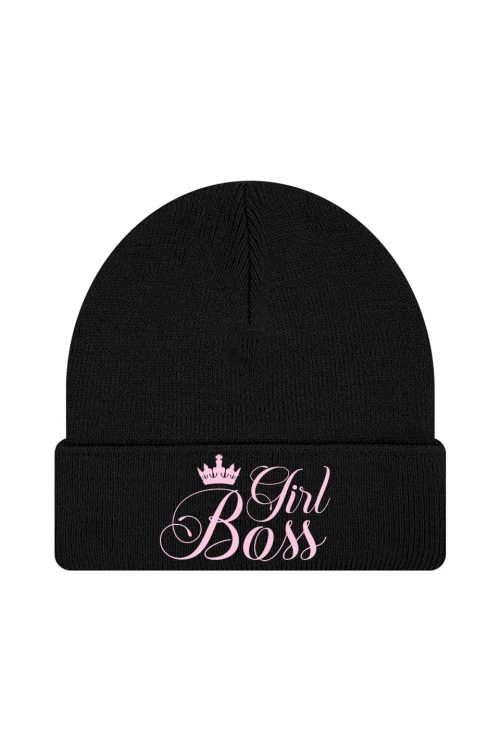 Czapka zimowa Girl Boss - czarna