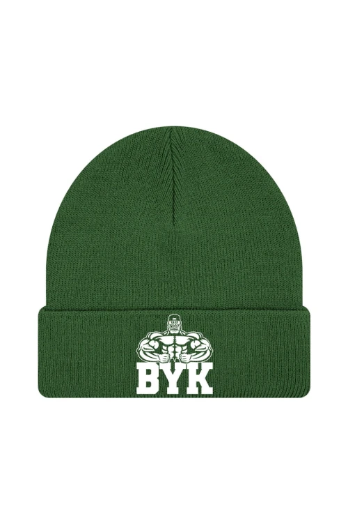 Czapka zimowa Byk - ciemnozielona