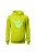 Bluza męska z kapturem Szkielet dłoń - limonka
