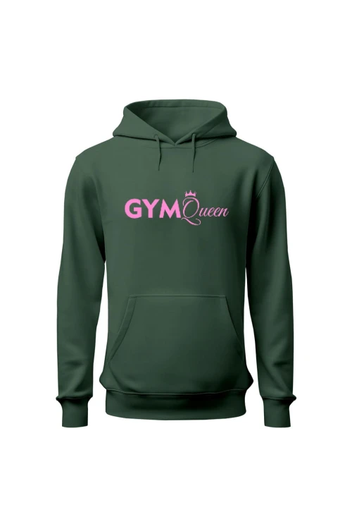Bluza damska z kapturem Gym Queen - zielona