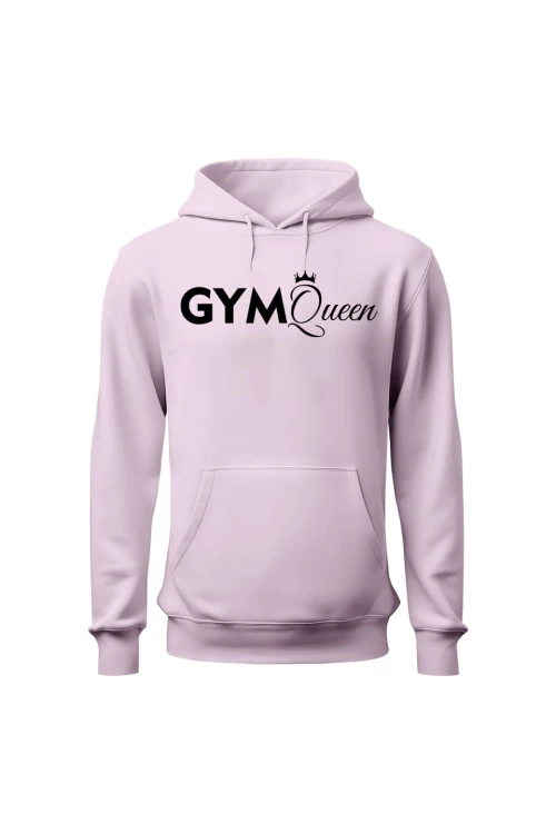 Bluza damska z kapturem Gym Queen - różowa
