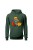 Bluza damska z kapturem Super mom - zielona