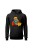Bluza damska z kapturem Super mom - czarna