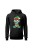 Bluza damska z kapturem Mama elf - czarna