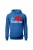 Bluza damska z kapturem Mrs babcia - niebieska
