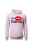 Bluza damska z kapturem Mrs babcia - różowa