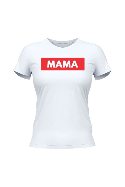 Koszulka damska Mama - biała