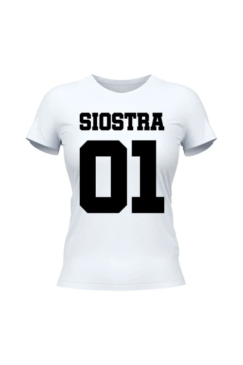 Koszulka damska Siostra 01 - biała