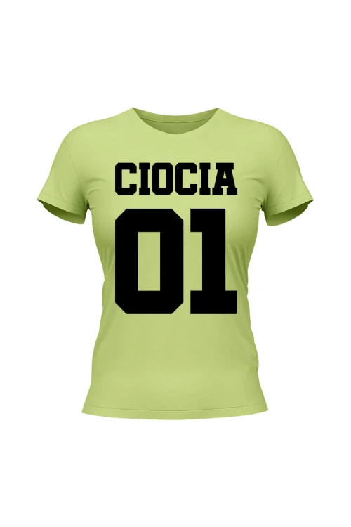 Koszulka damska Ciocia 01 - limonka