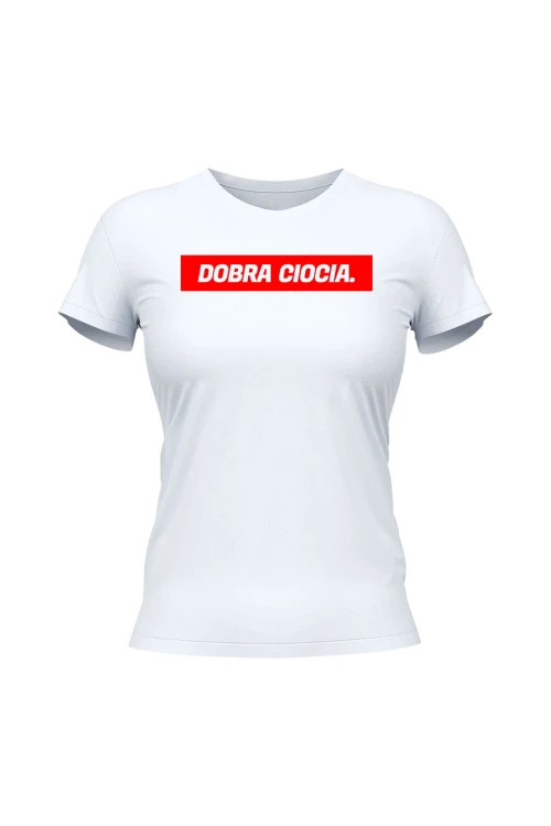 Koszulka damska Dobra ciocia - biała