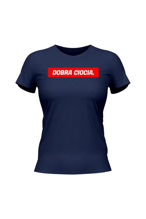 Koszulka damska Dobra ciocia - granatowa