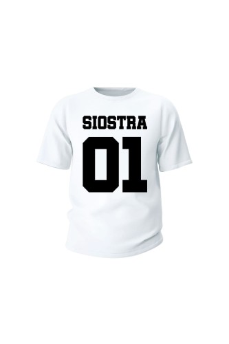 Koszulka dziecięca Siostra 01 - biała