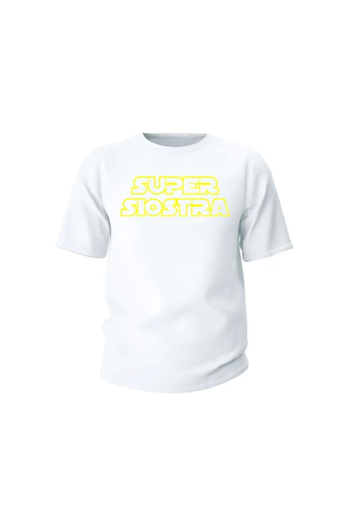 Koszulka dziecięca Super siostra - biała