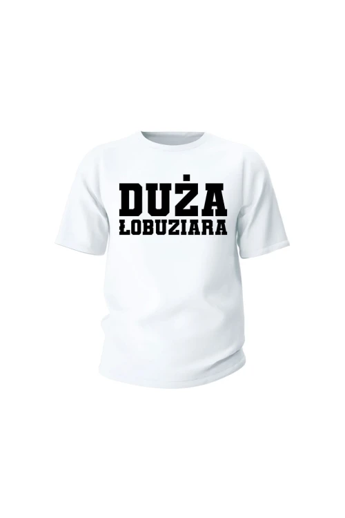 Koszulka dziecięca Duża Łobuziara - biała