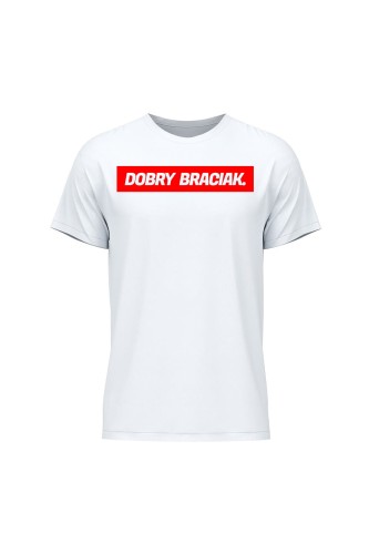 Koszulka męska Dobry braciak - biała
