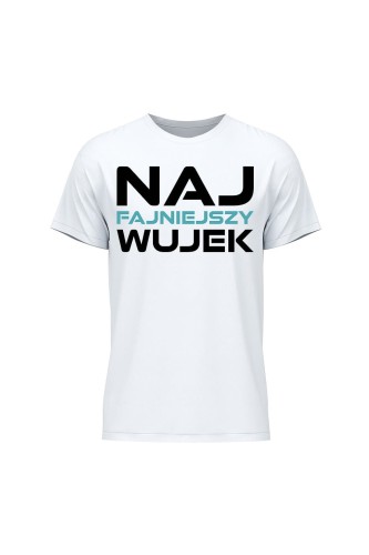 Koszulka męska Naj fajniejszy wujek - biała
