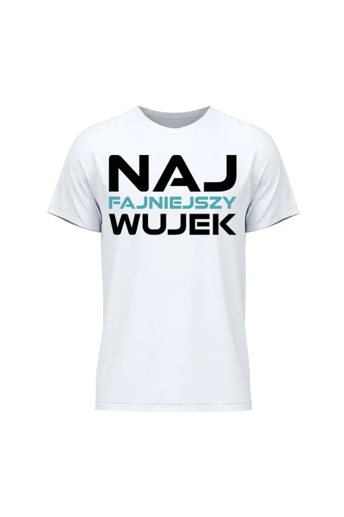 Koszulka męska Naj fajniejszy wujek - biała